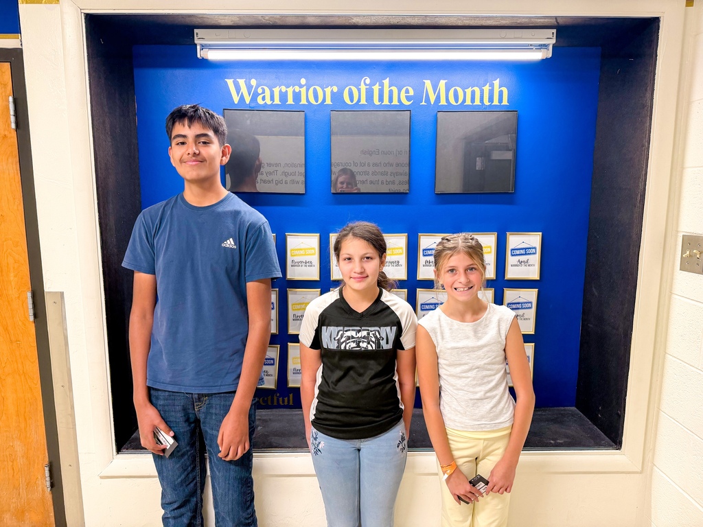 September Warriors of the Month