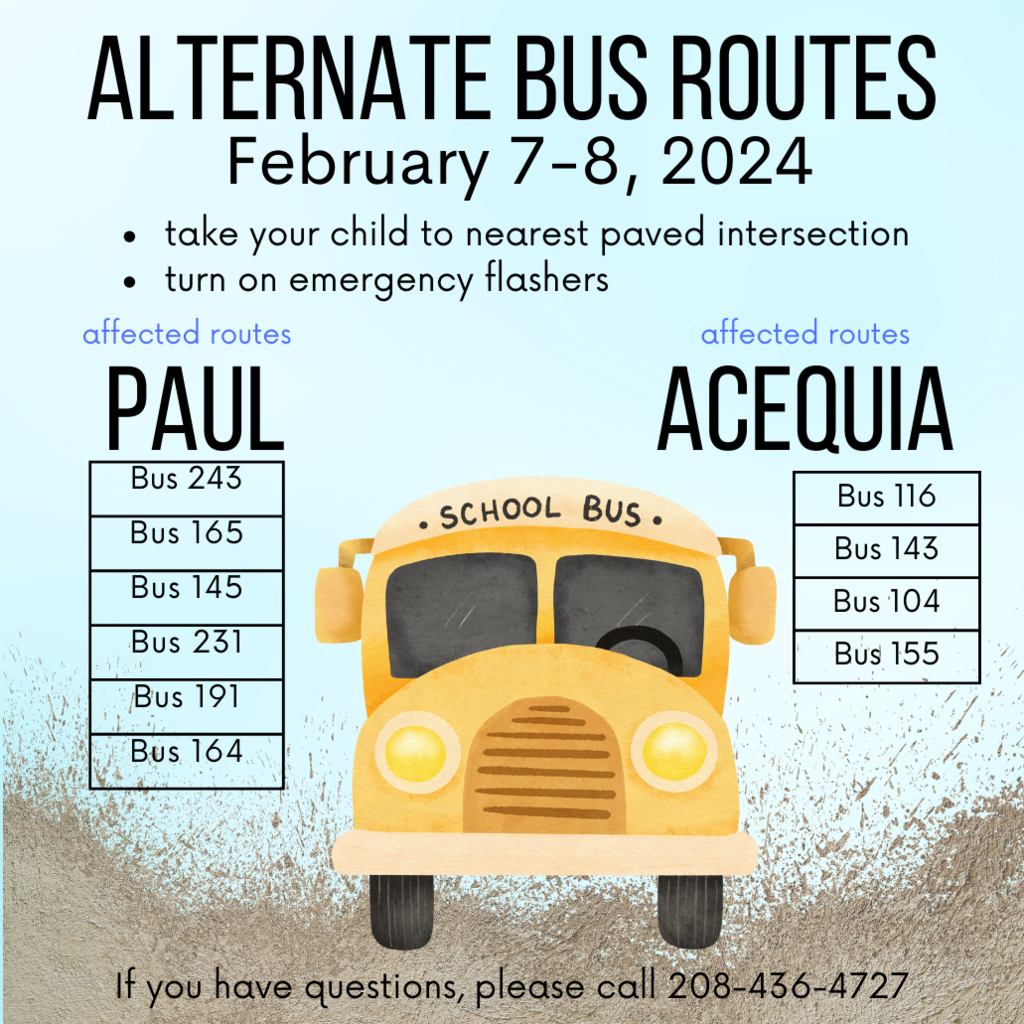 Alternate Bus Routes