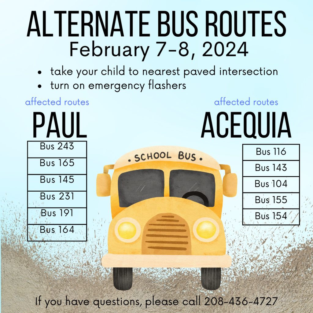 Alternate Bus Routes
