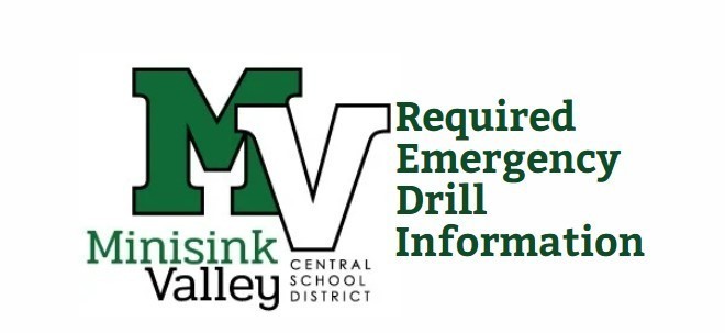 emergency drill information artwork