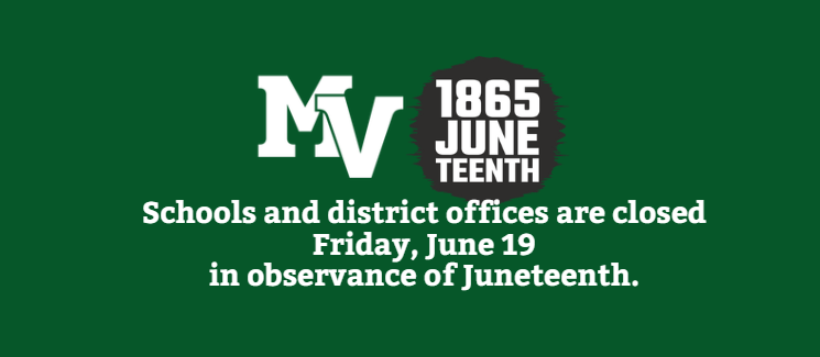 Juneteenth notice
