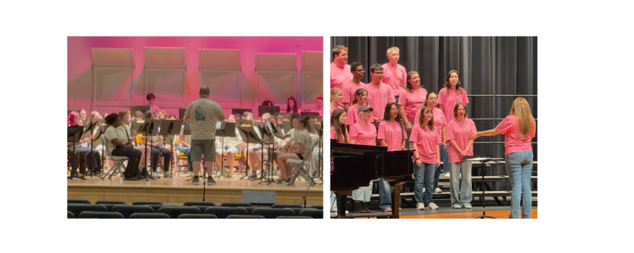 band and chorus students