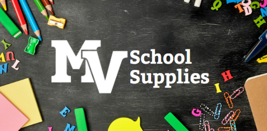 school supply list artwork