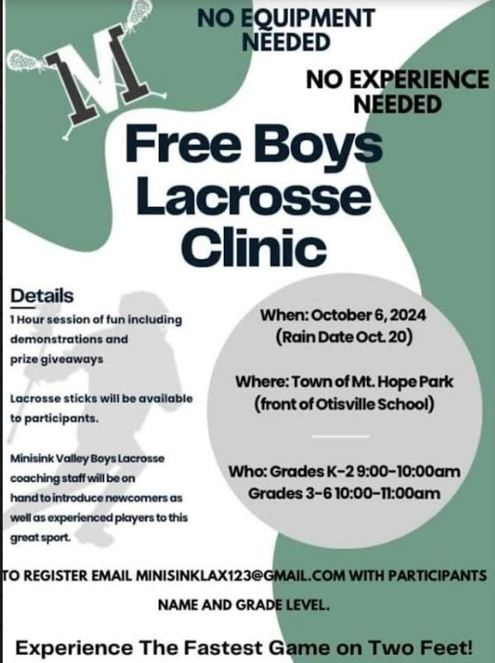 Lacrosse flyer
