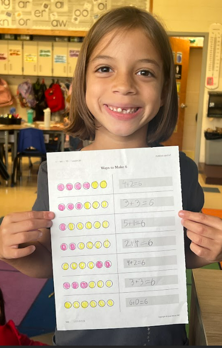 student in class