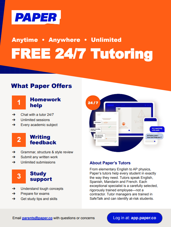 paper tutoring artwork