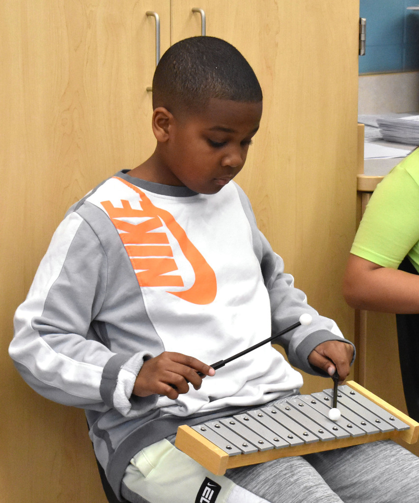 student in class