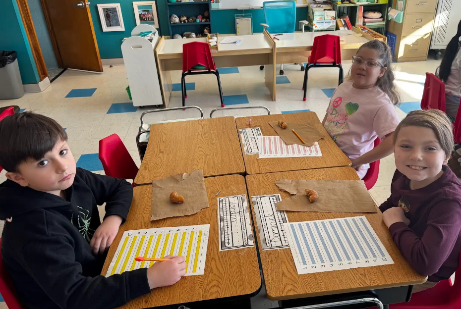students in class