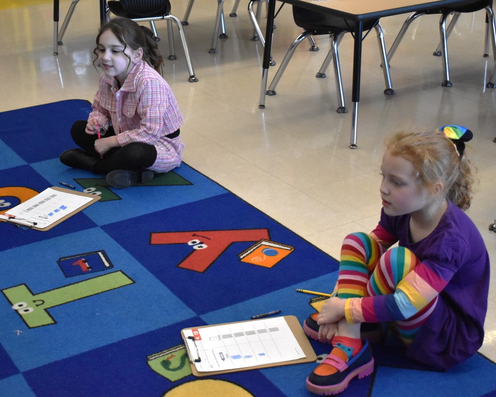 students in class