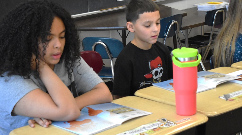 students in class
