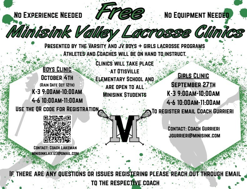 lacrosse clinic artwork