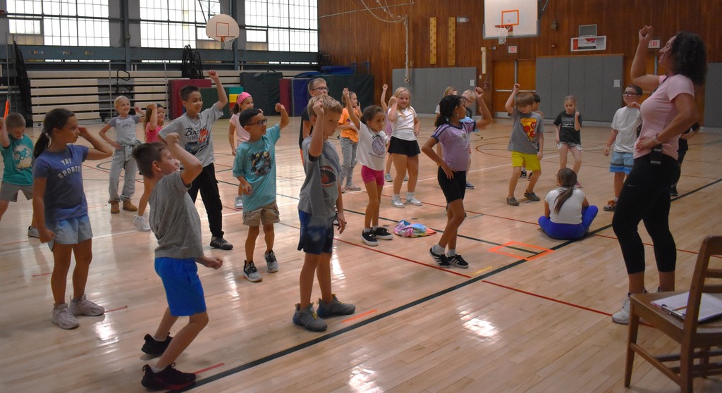 students and teacher