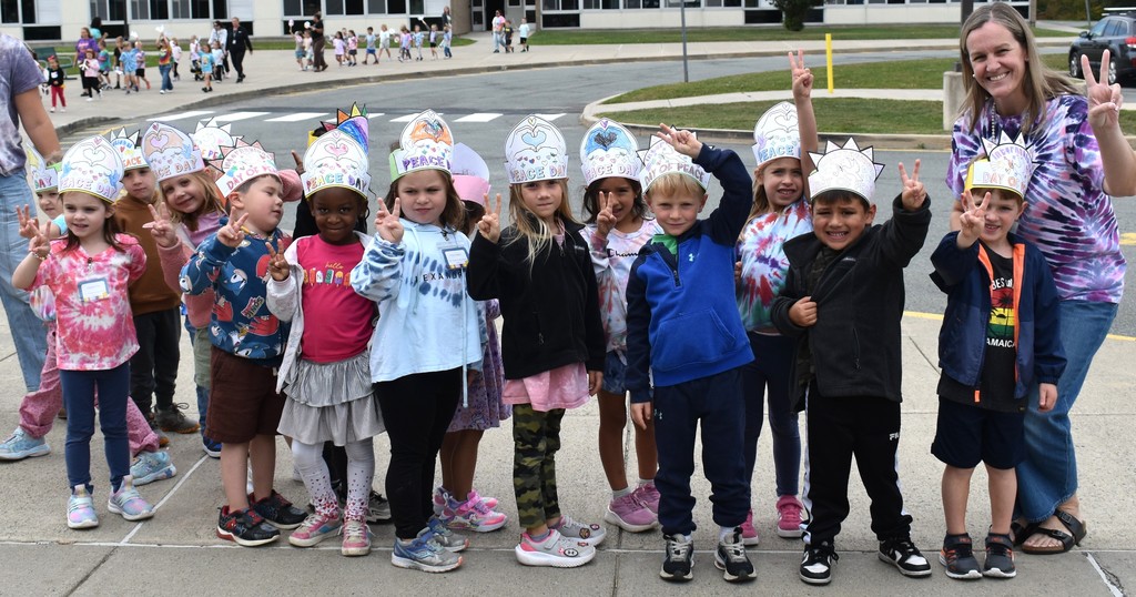 students and teacher