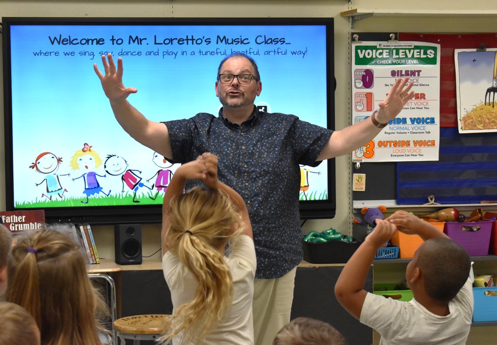 students and teacher