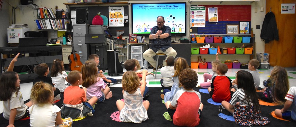 students and teacher