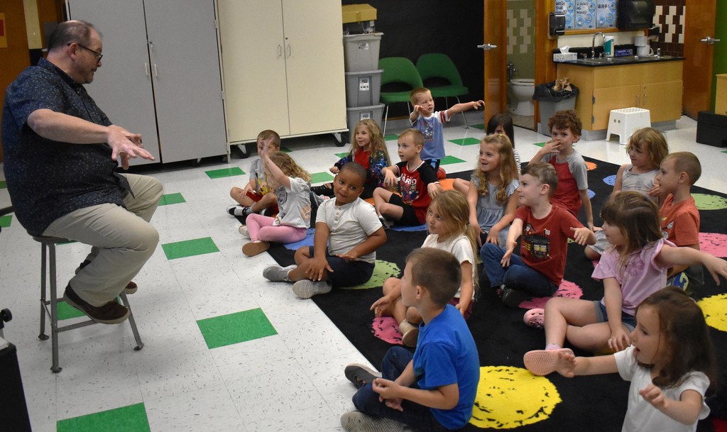 students and teacher