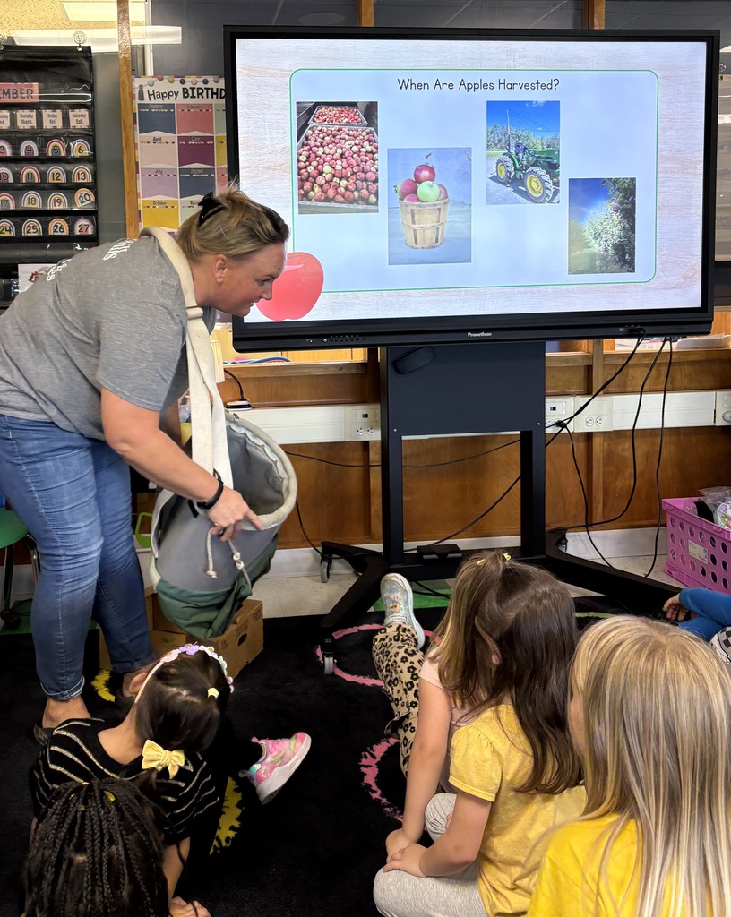 teacher with students