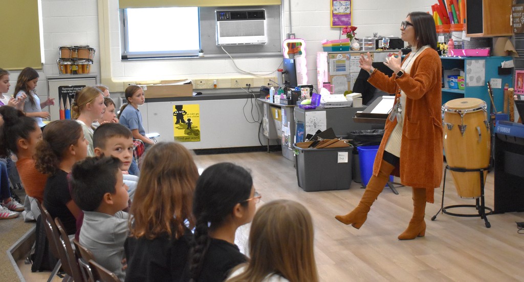 students and teacher