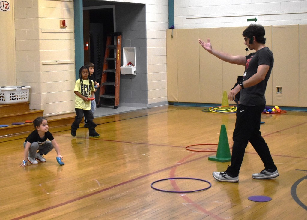 students and teacher