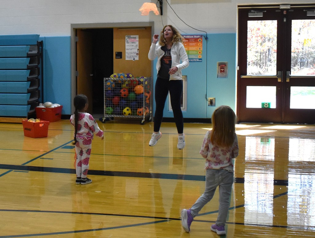 teacher with students