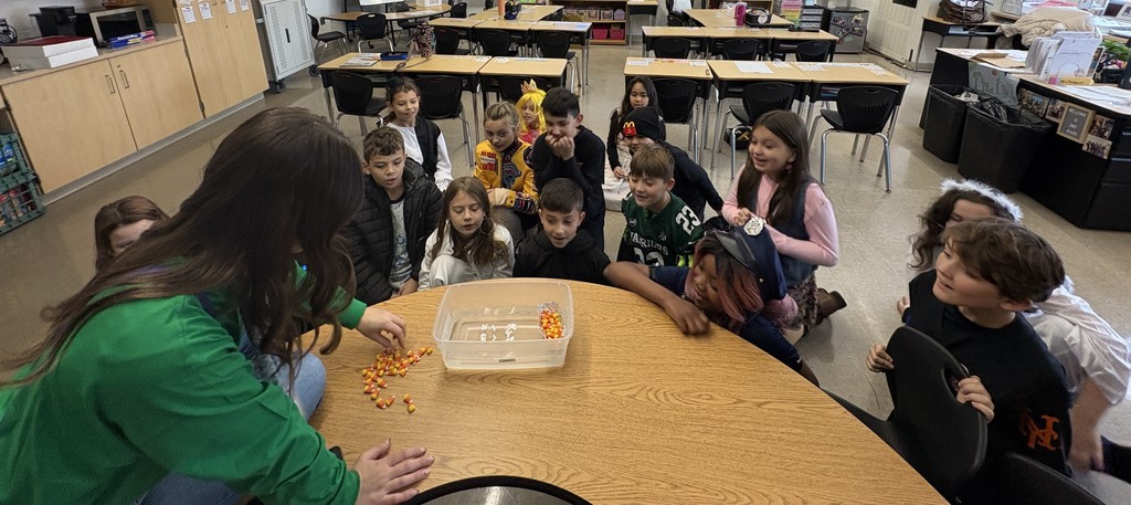 teacher with students