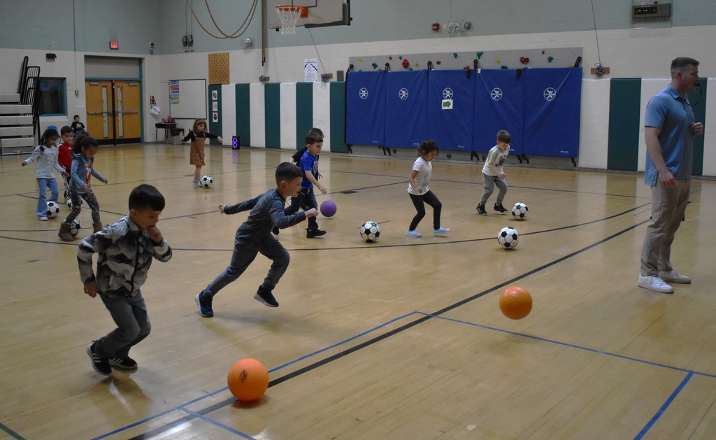 teacher with students