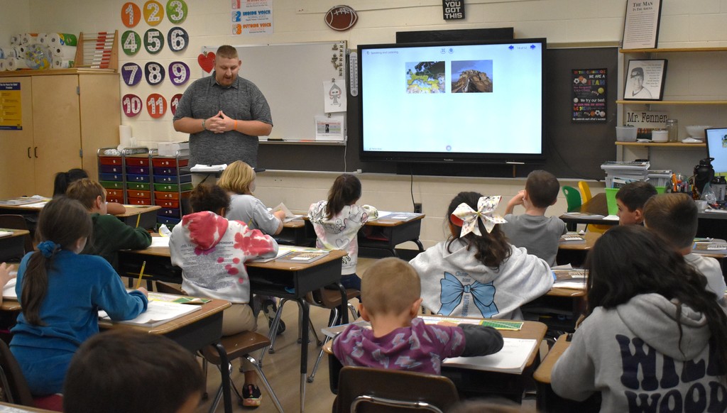 students and teacher