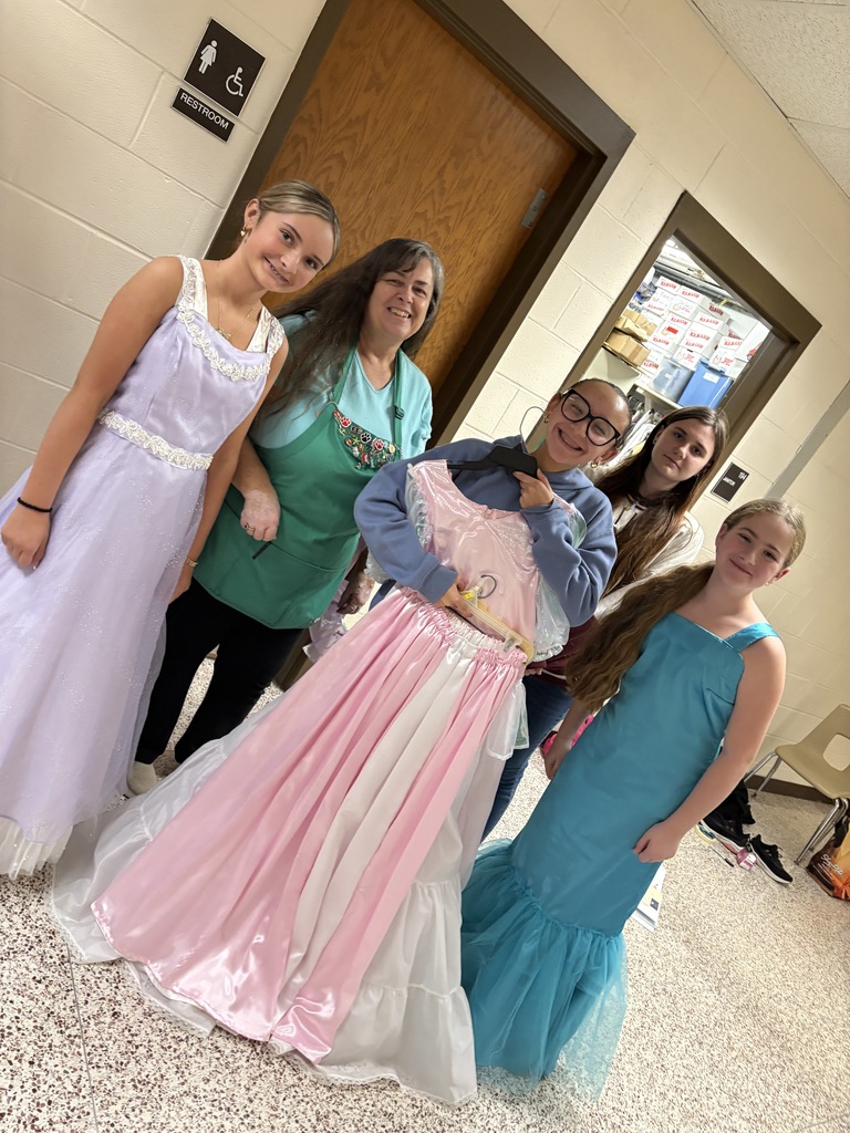 students at play practice