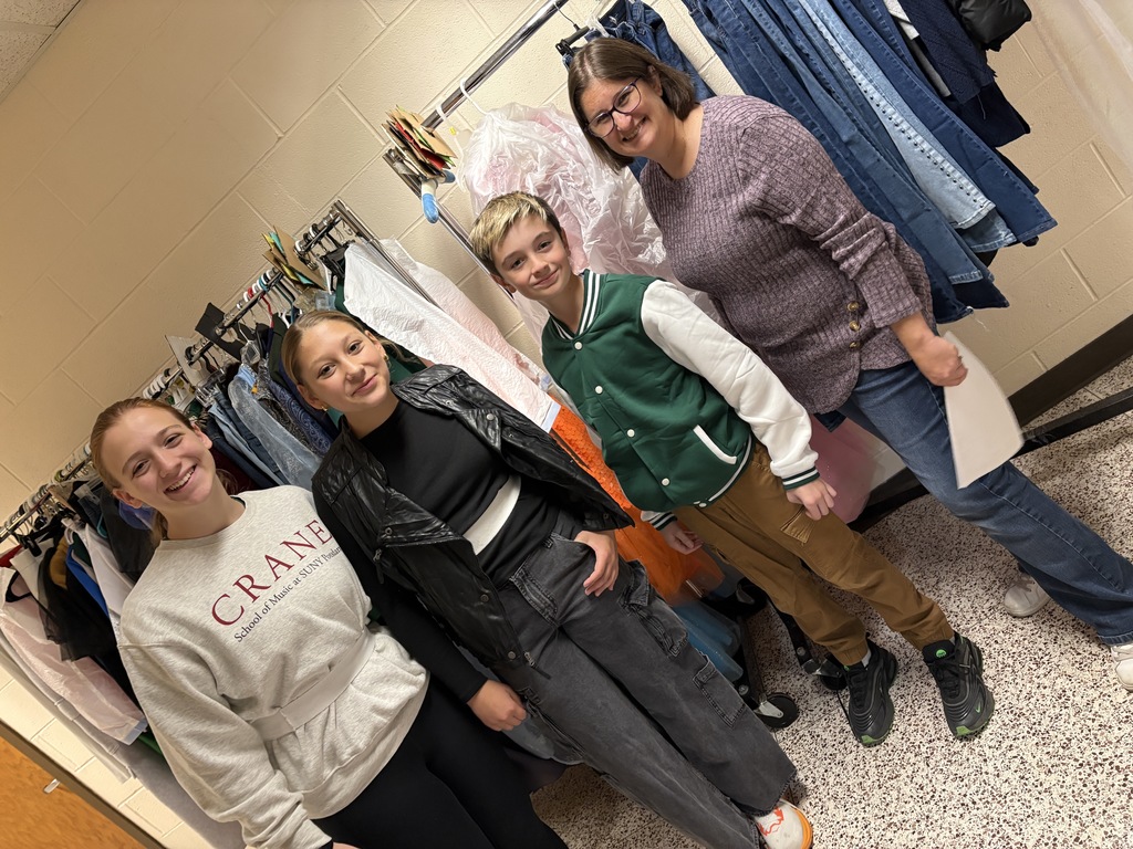 students at play practice