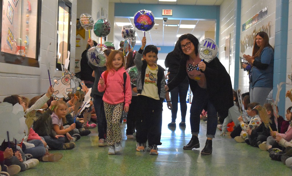 teacher and students