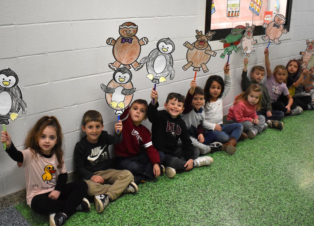 students watching parade
