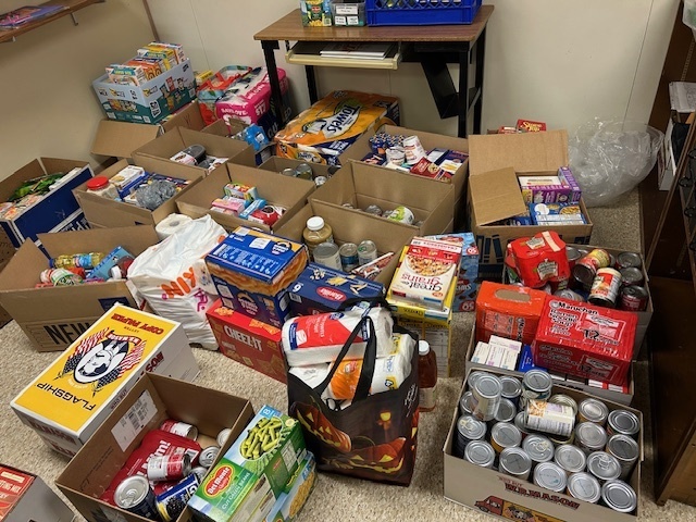donated food
