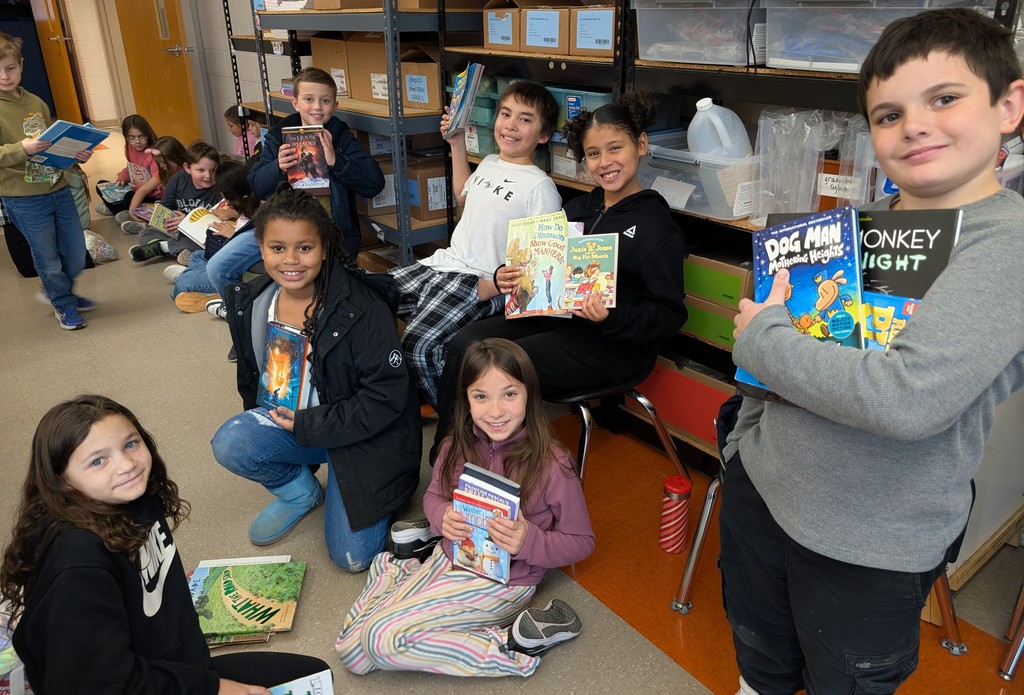 students with books