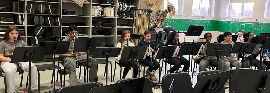 band members playing