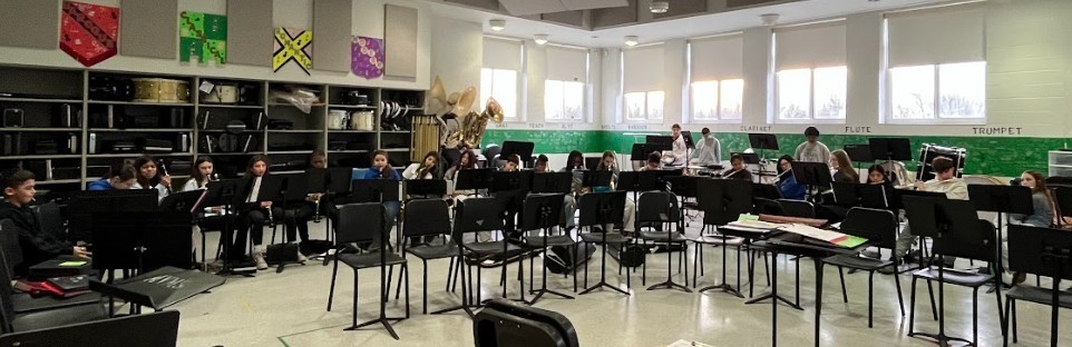 band members playing