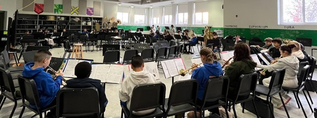 band members playing