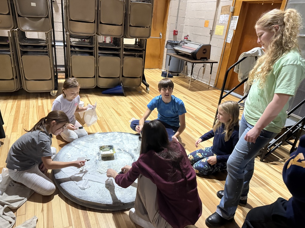 students in rehearsal