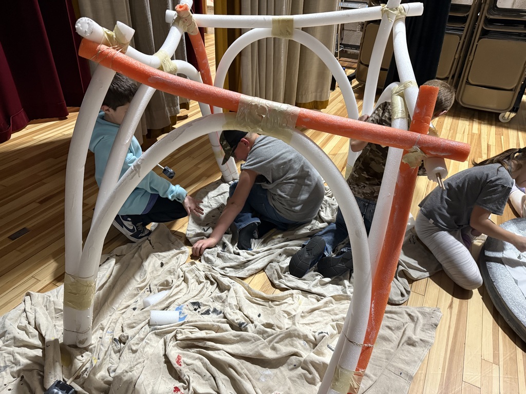 students in rehearsal