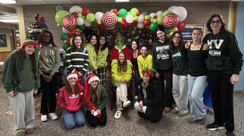 students with the Grinch