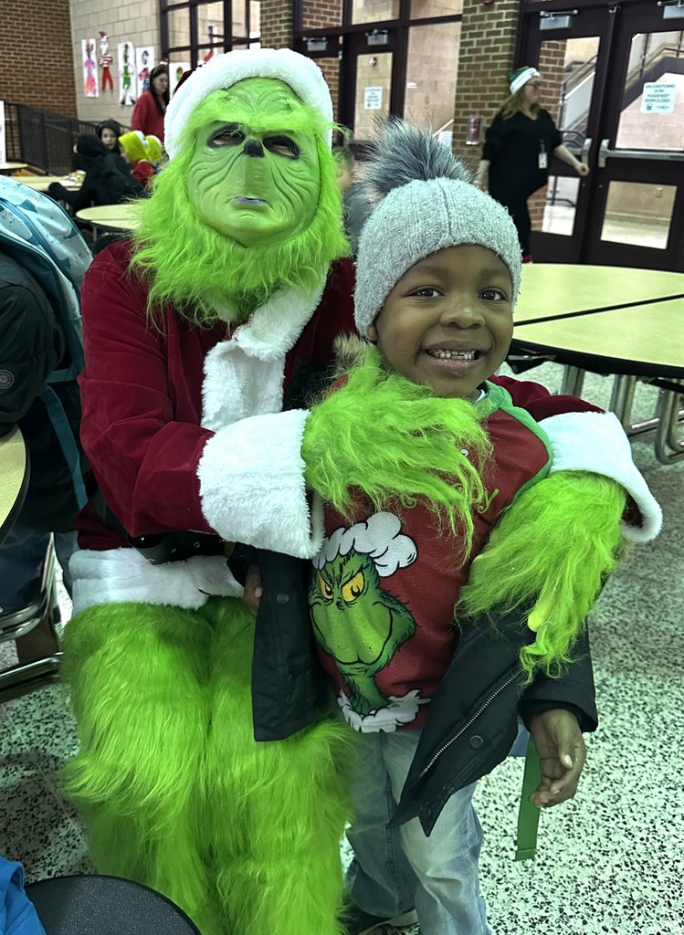 student with the grinch