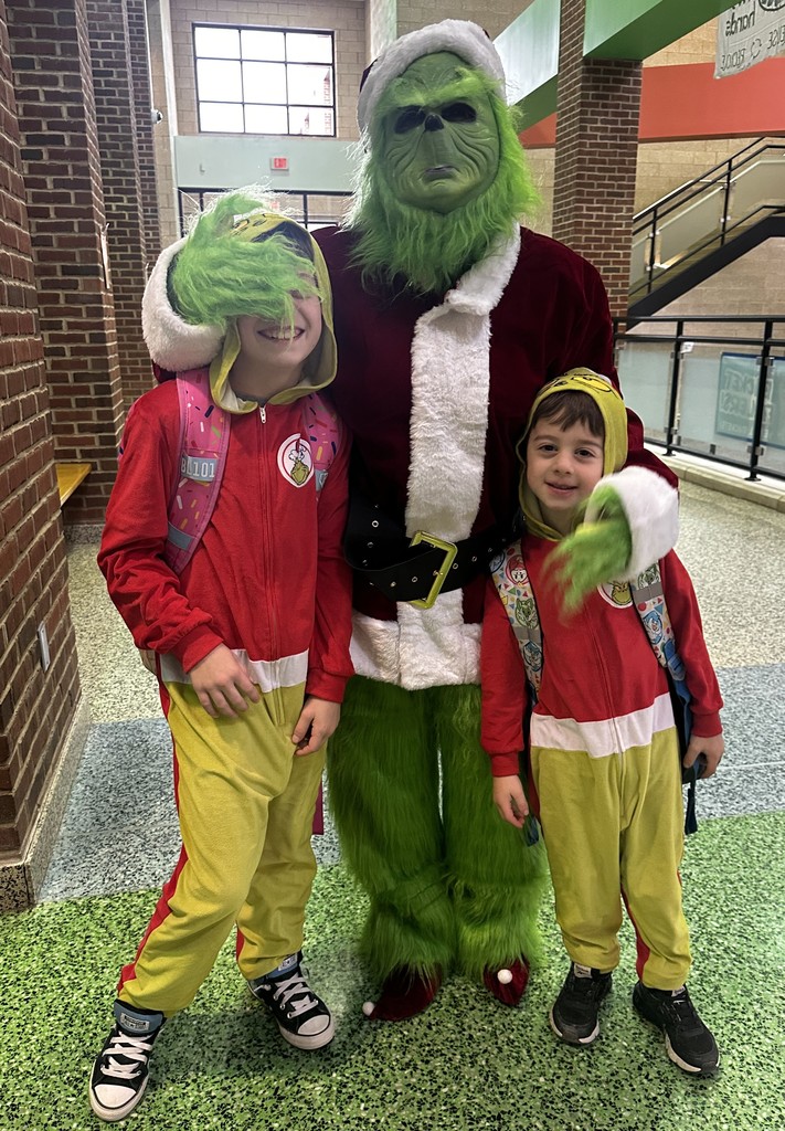 student with the grinch