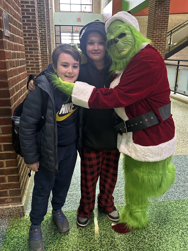 students with the grinch