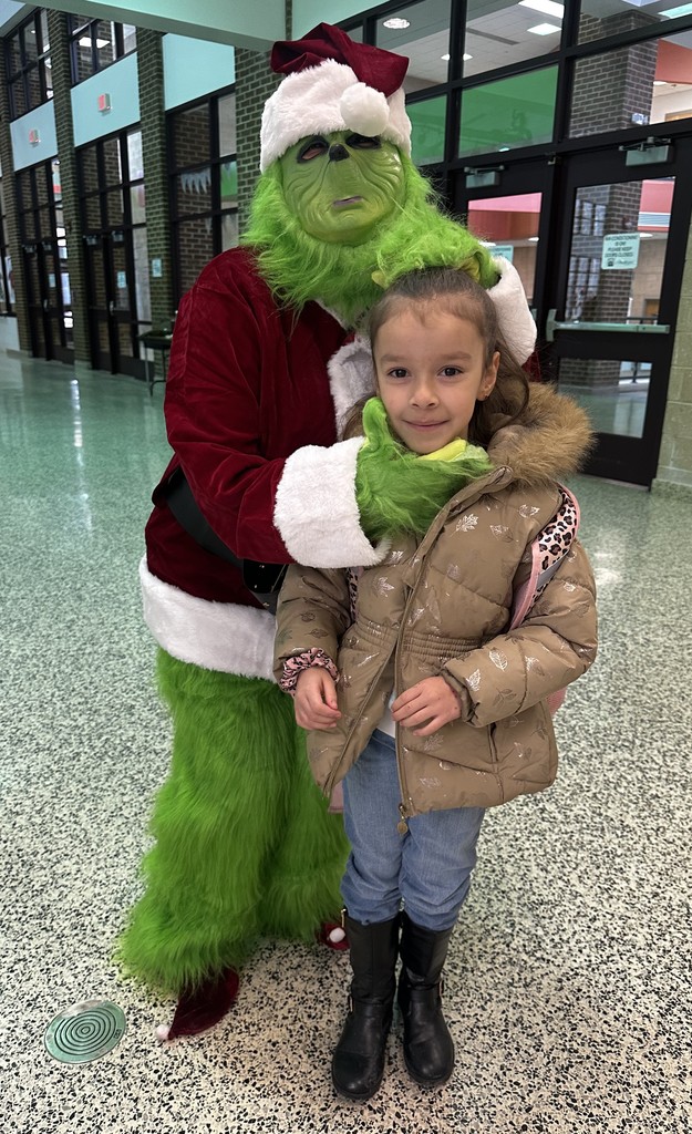 student with the grinch