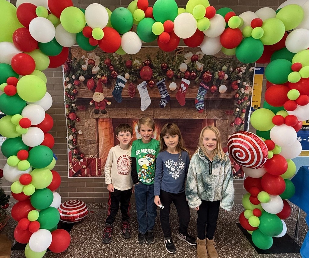 students standing together