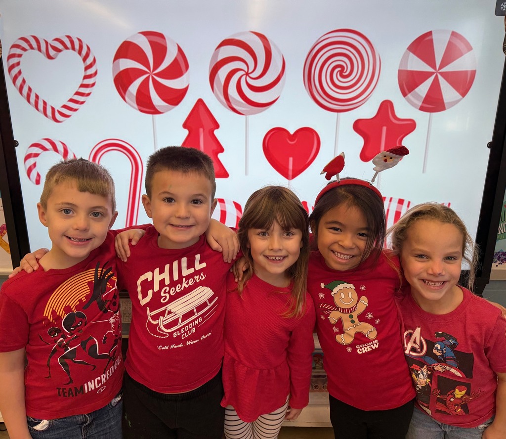 students standing together