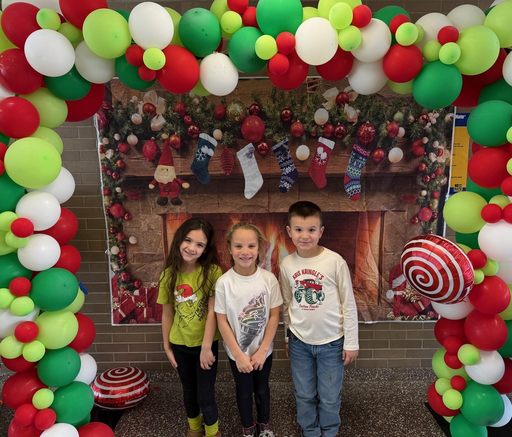 students standing together