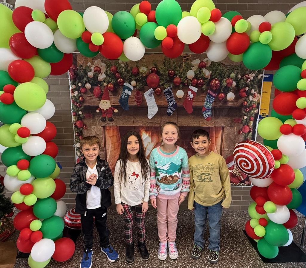 students standing together