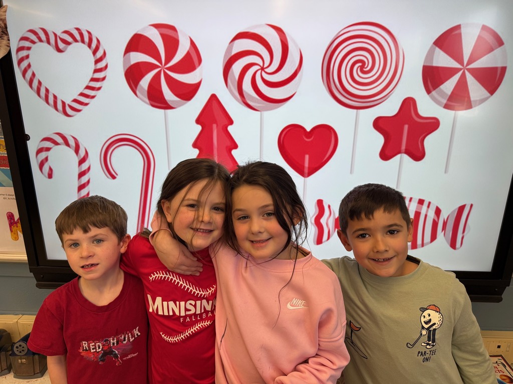 students standing together