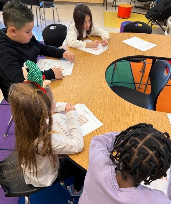 student in classroom