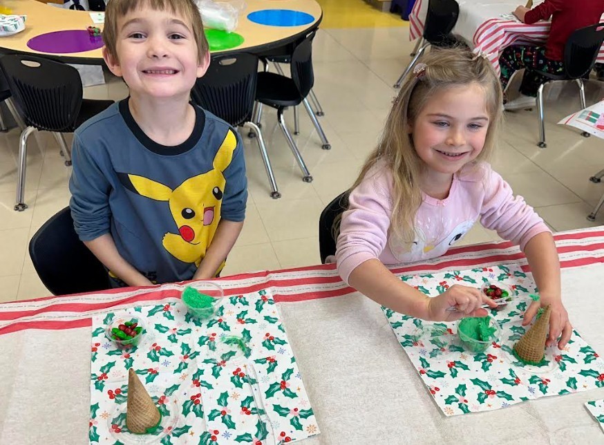 students with crafts
